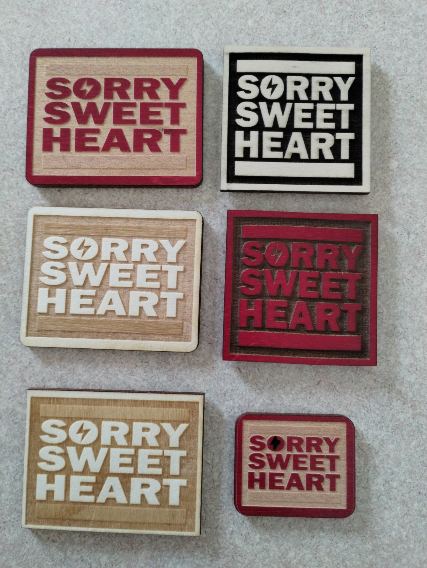 Sample Set of Company or Event Magnets